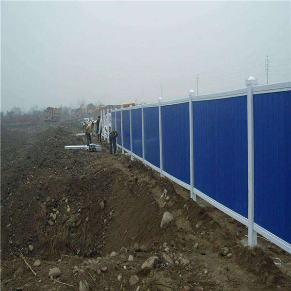 施工圍擋彩鋼板租售 金屬小板護欄網(wǎng) 藍色工地隔離板圍擋